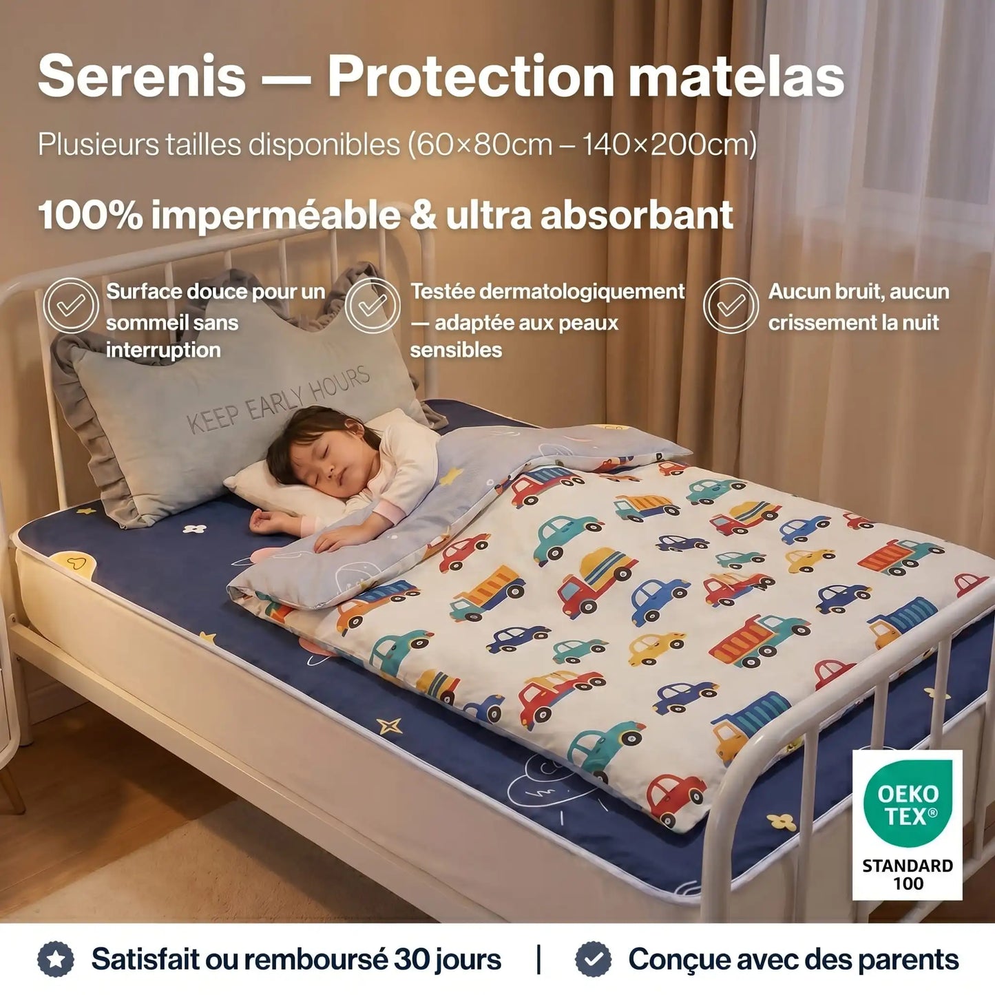 Serenis — Protection Matelas Pour Enfants